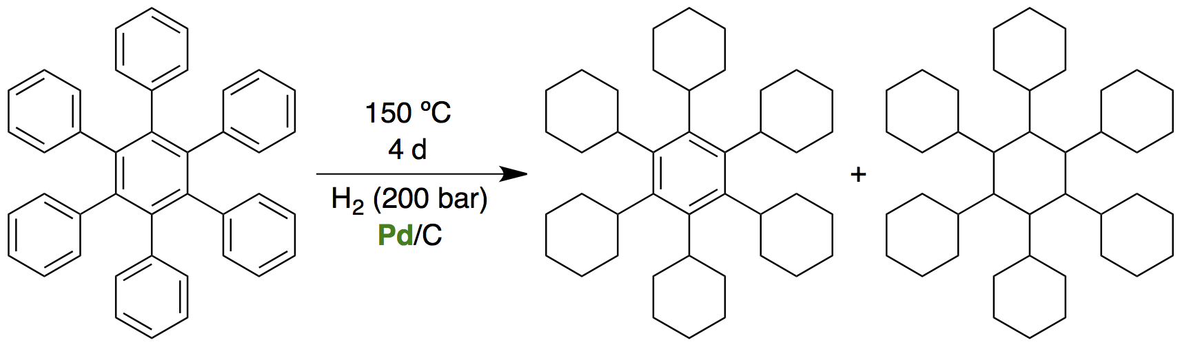 読みたい論文 ヘキサフェニルベンゼンを水素還元するとこうなります Archive Nanoniele Makiokafufudo